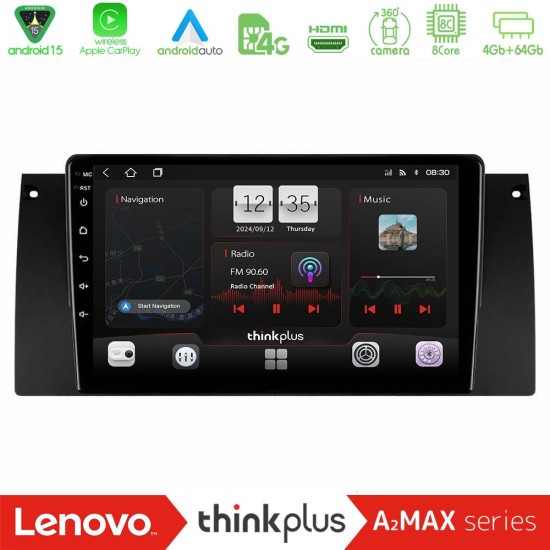 Lenovo Thinkplus A2MAX Series 8Core Android15 4+64GB BMW 5 Series (E39) / X5 (E53) Navigation Multimedia Tablet 9" Lenovo Thinkplus A2MAX Series 8Core Android15 4+64GB BMW 5 Series (E39) / X5 (E53) Navigation Multimedia Tablet 9"