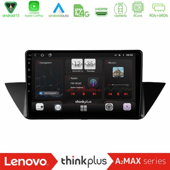 Lenovo Thinkplus A2MAX Series 8Core Android15 4+64GB BMW Χ1 E84 Navigation Multimedia Tablet 10" Lenovo Thinkplus A2MAX Series 8Core Android15 4+64GB BMW Χ1 E84 Navigation Multimedia Tablet 10"