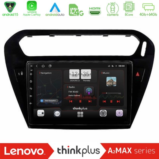 Lenovo Thinkplus A2MAX Series 8Core Android15 4+64GB Citroen C-Elysee / Peugeot 301 Navigation Multimedia Tablet 9" (Μαύρο)) Lenovo Thinkplus A2MAX Series 8Core Android15 4+64GB Citroen C-Elysee / Peugeot 301 Navigation Multimedia Tablet 9" (Μαύρο))