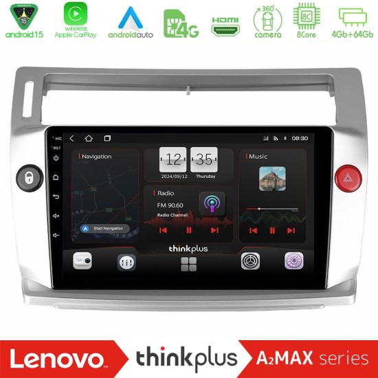 Lenovo Thinkplus A2MAX Series 8Core Android15 4+64GB Citroen C4 2004-2010 Navigation Multimedia Tablet 9" Lenovo Thinkplus A2MAX Series 8Core Android15 4+64GB Citroen C4 2004-2010 Navigation Multimedia Tablet 9"