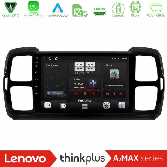 Lenovo Thinkplus A2MAX Series 8Core Android15 4+64GB Citroen DS5 Aircross 2017-2021 Navigation Multimedia Tablet 9" Lenovo Thinkplus A2MAX Series 8Core Android15 4+64GB Citroen DS5 Aircross 2017-2021 Navigation Multimedia Tablet 9"