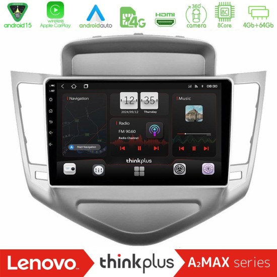 Lenovo Thinkplus A2MAX Series 8Core Android15 4+64GB Chevrolet Cruze 2009-2012 Navigation Multimedia Tablet 9" Lenovo Thinkplus A2MAX Series 8Core Android15 4+64GB Chevrolet Cruze 2009-2012 Navigation Multimedia Tablet 9"