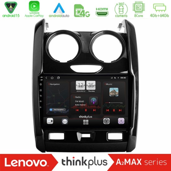 Lenovo Thinkplus A2MAX Series 8Core Android15 4+64GB Dacia Duster 2014-2018 Navigation Multimedia Tablet 9" Lenovo Thinkplus A2MAX Series 8Core Android15 4+64GB Dacia Duster 2014-2018 Navigation Multimedia Tablet 9"