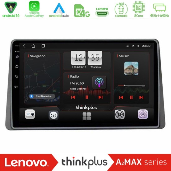Lenovo Thinkplus A2MAX Series 8Core Android15 4+64GB Dacia Duster 2022-> Navigation Multimedia Tablet 9" Lenovo Thinkplus A2MAX Series 8Core Android15 4+64GB Dacia Duster 2022-> Navigation Multimedia Tablet 9"