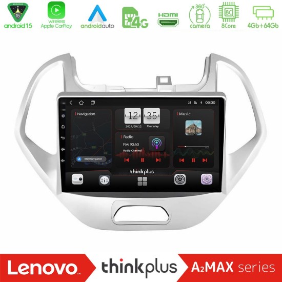 Lenovo Thinkplus A2MAX Series 8Core Android15 4+64GB Ford KA 2016-2020 Navigation Multimedia Tablet 9"
