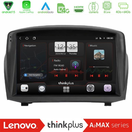 Lenovo Thinkplus A2MAX Series 8Core Android15 4+64GB Ford Fiesta 2008-2012 Navigation Multimedia Tablet 9" (Oem Style) Lenovo Thinkplus A2MAX Series 8Core Android15 4+64GB Ford Fiesta 2008-2012 Navigation Multimedia Tablet 9" (Oem Style)