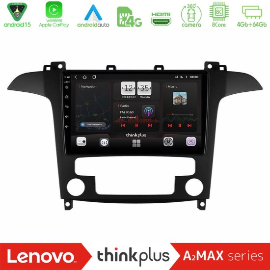 Lenovo Thinkplus A2MAX Series 8Core Android15 4+64GB Ford S-Max 2006-2012 Navigation Multimedia Tablet 9" Lenovo Thinkplus A2MAX Series 8Core Android15 4+64GB Ford S-Max 2006-2012 Navigation Multimedia Tablet 9"