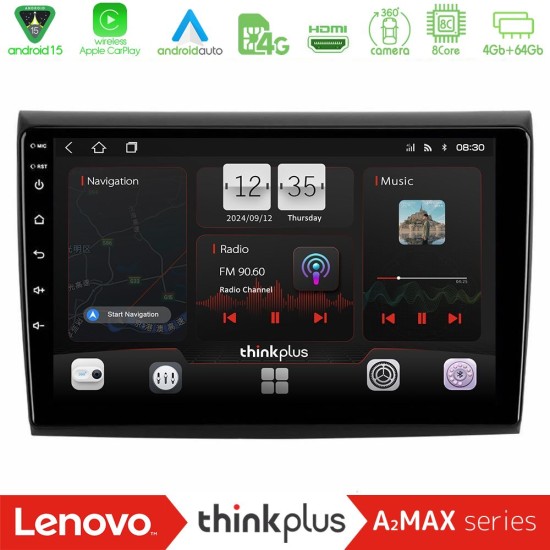 Lenovo Thinkplus A2MAX Series 8Core Android15 4+64GB Fiat Bravo Navigation Multimedia Tablet 9" Lenovo Thinkplus A2MAX Series 8Core Android15 4+64GB Fiat Bravo Navigation Multimedia Tablet 9"