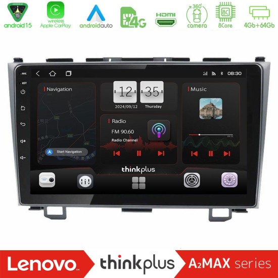 Lenovo Thinkplus A2MAX Series 8Core Android15 4+64GB  Honda CRV Navigation Multimedia Tablet 9"