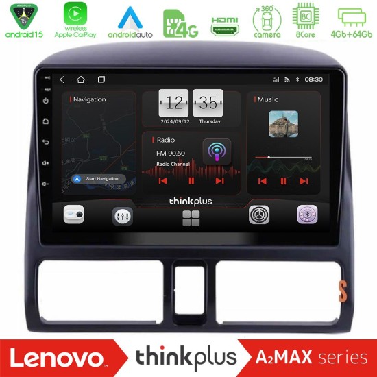 Lenovo Thinkplus A2MAX Series 8Core Android15 4+64GB  Honda CRV 2002-2006 Navigation Multimedia Tablet 9"