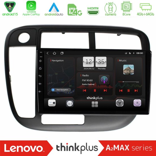 Lenovo Thinkplus A2MAX Series 8Core Android15 4+64GB Honda Civic 1995-2001 Navigation Multimedia Tablet 9" Lenovo Thinkplus A2MAX Series 8Core Android15 4+64GB Honda Civic 1995-2001 Navigation Multimedia Tablet 9"