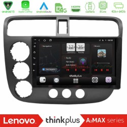 Lenovo Thinkplus A2MAX Series 8Core Android15 4+64GB  Honda Civic 2001-2005 Navigation Multimedia Tablet 9"