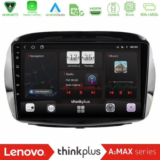 Lenovo Thinkplus A2MAX Series 8Core Android15 4+64GB Honda FR-V 2004-2009 Navigation Multimedia Tablet 10"