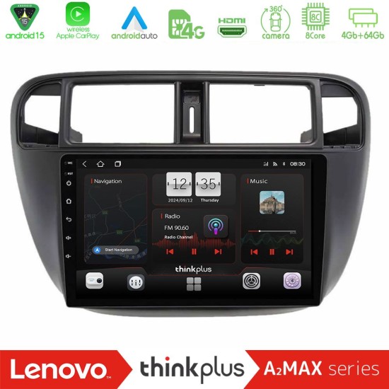 Lenovo Thinkplus A2MAX Series 8Core Android15 4+64GB Honda Civic 1995-2001 Navigation Multimedia Tablet 9" Lenovo Thinkplus A2MAX Series 8Core Android15 4+64GB Honda Civic 1995-2001 Navigation Multimedia Tablet 9"