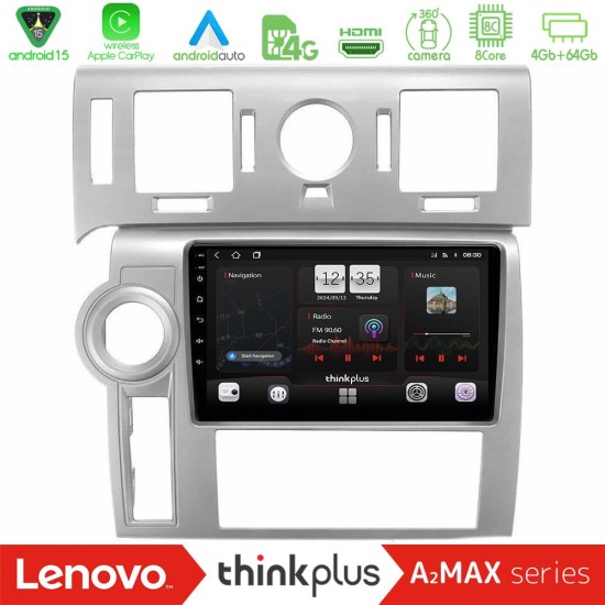 Lenovo Thinkplus A2MAX Series 8Core Android15 4+64GB  Hummer H2 2008-2009 Navigation Multimedia Tablet 9"