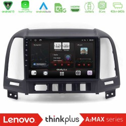 Lenovo Thinkplus A2MAX Series 8Core Android15 4+64GB Hyundai Santa Fe 2006-2013 Navigation Multimedia Tablet 10"