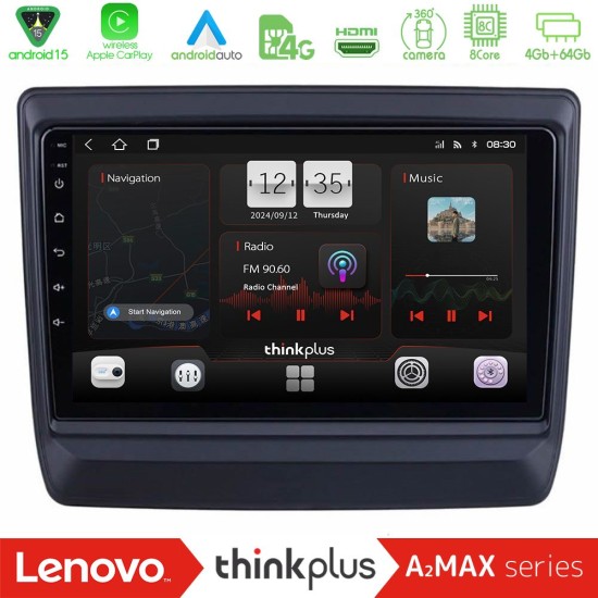 Lenovo Thinkplus A2MAX Series 8Core Android15 4+64GB  Isuzu D-MAX 2020-2023 Navigation Multimedia Tablet 9"
