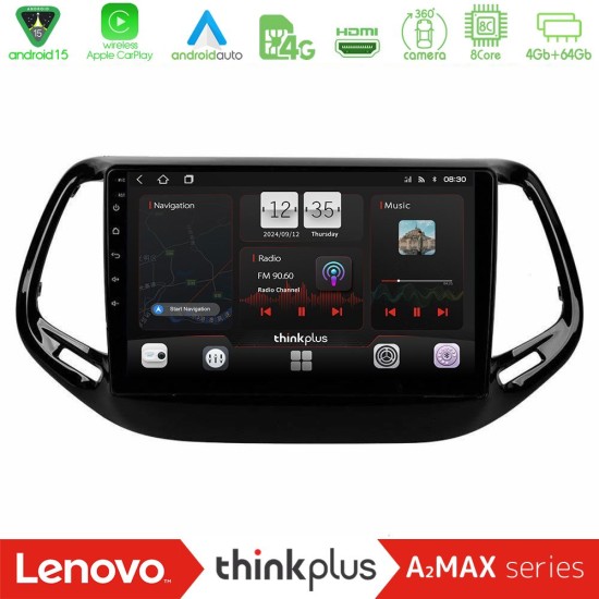 Lenovo Thinkplus A2MAX Series 8Core Android15 4+64GB Jeep Compass 2017> Navigation Multimedia Tablet 10" Lenovo Thinkplus A2MAX Series 8Core Android15 4+64GB Jeep Compass 2017> Navigation Multimedia Tablet 10"