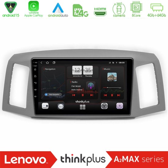 Lenovo Thinkplus A2MAX Series 8Core Android15 4+64GB Jeep Grand Cherokee 2005-2007 Navigation Multimedia Tablet 10" Lenovo Thinkplus A2MAX Series 8Core Android15 4+64GB Jeep Grand Cherokee 2005-2007 Navigation Multimedia Tablet 10"