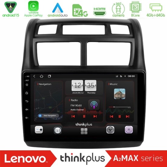 Lenovo Thinkplus A2MAX Series 8Core Android15 4+64GB Kia Sportage 2008-2011 Navigation Multimedia Tablet 9" Lenovo Thinkplus A2MAX Series 8Core Android15 4+64GB Kia Sportage 2008-2011 Navigation Multimedia Tablet 9"