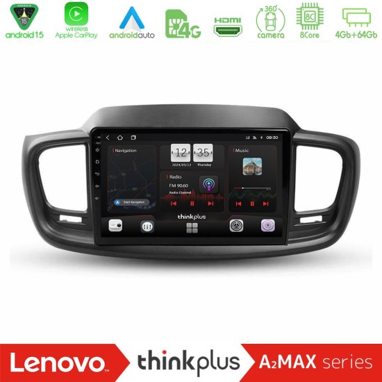 Lenovo Thinkplus A2MAX Series 8Core Android15 4+64GB Kia Sorento 2018-2021 Navigation Multimedia Tablet 9" Lenovo Thinkplus A2MAX Series 8Core Android15 4+64GB Kia Sorento 2018-2021 Navigation Multimedia Tablet 9"