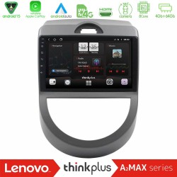 Lenovo Thinkplus A2MAX Series 8Core Android15 4+64GB Kia Soul 2009-2011 Navigation Multimedia Tablet 9"