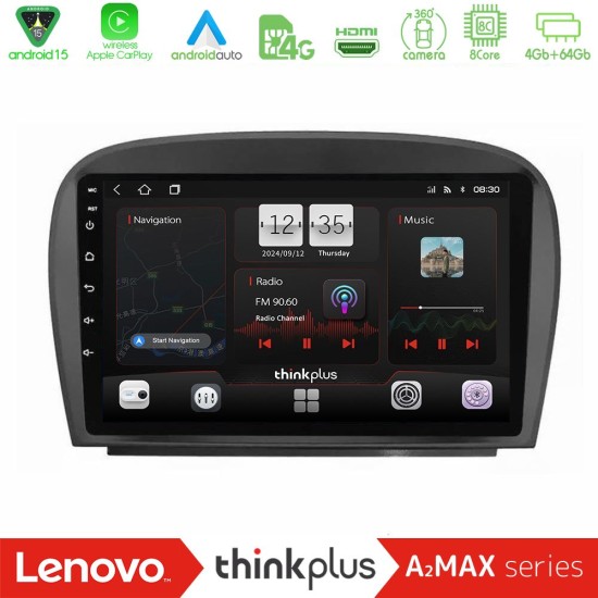 Lenovo Thinkplus A2MAX Series 8Core Android15 4+64GB Mercedes SL Class 2005-2011 Navigation Multimedia Tablet 9" Lenovo Thinkplus A2MAX Series 8Core Android15 4+64GB Mercedes SL Class 2005-2011 Navigation Multimedia Tablet 9"