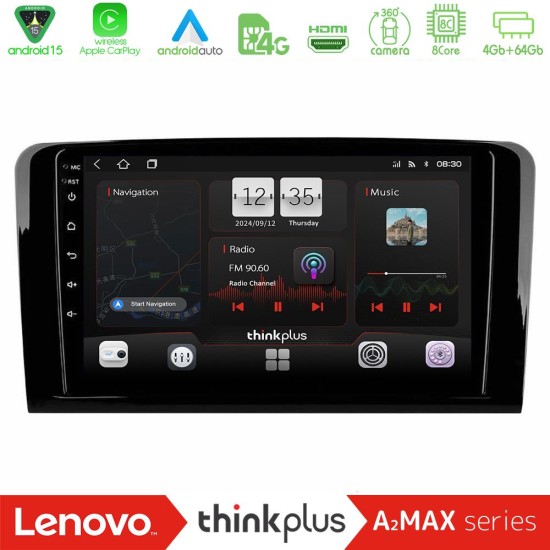 Lenovo Thinkplus A2MAX Series 8Core Android15 4+64GB Mercedes ML/GL Class Navigation Multimedia Tablet 9" Lenovo Thinkplus A2MAX Series 8Core Android15 4+64GB Mercedes ML/GL Class Navigation Multimedia Tablet 9"