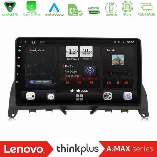 Lenovo Thinkplus A2MAX Series 8Core Android15 4+64GB Mercedes C Class W204 Navigation Multimedia Tablet 9" Lenovo Thinkplus A2MAX Series 8Core Android15 4+64GB Mercedes C Class W204 Navigation Multimedia Tablet 9"