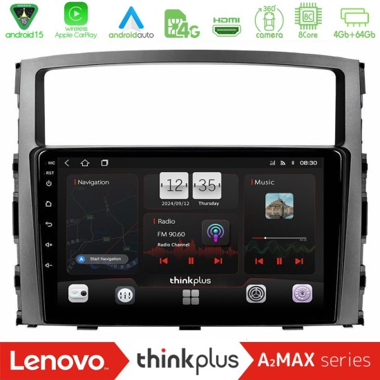 Lenovo Thinkplus A2MAX Series 8Core Android15 4+64GB Mitsubishi Pajero 2008-2009 Navigation Multimedia Tablet 9" Lenovo Thinkplus A2MAX Series 8Core Android15 4+64GB Mitsubishi Pajero 2008-2009 Navigation Multimedia Tablet 9"