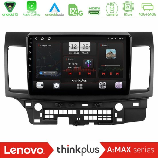 Lenovo Thinkplus A2MAX Series 8Core Android15 4+64GB Mitsubishi Lancer 2008 – 2015 Navigation Multimedia Tablet 10" Lenovo Thinkplus A2MAX Series 8Core Android15 4+64GB Mitsubishi Lancer 2008 – 2015 Navigation Multimedia Tablet 10"