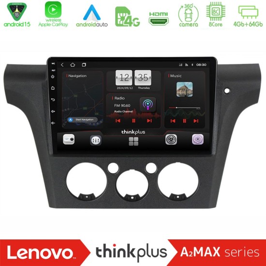 Lenovo Thinkplus A2MAX Series 8Core Android15 4+64GB Mitsubishi Outlander 2002 – 2007 Navigation Multimedia Tablet 10"