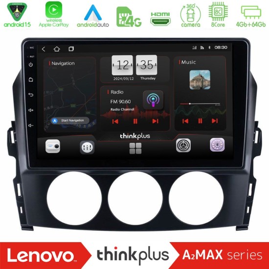 Lenovo Thinkplus A2MAX Series 8Core Android15 4+64GB Mazda MX-5 2006-2008 Navigation Multimedia Tablet 9" Lenovo Thinkplus A2MAX Series 8Core Android15 4+64GB Mazda MX-5 2006-2008 Navigation Multimedia Tablet 9"