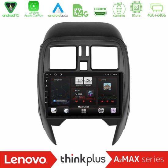 Lenovo Thinkplus A2MAX Series 8Core Android15 4+64GB Nissan Micra 2013-2016 Navigation Multimedia Tablet 9" Lenovo Thinkplus A2MAX Series 8Core Android15 4+64GB Nissan Micra 2013-2016 Navigation Multimedia Tablet 9"