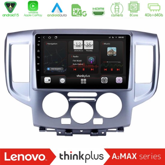 Lenovo Thinkplus A2MAX Series 8Core Android15 4+64GB  Nissan NV200 Navigation Multimedia Tablet 9"