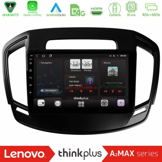 Lenovo Thinkplus A2MAX Series 8Core Android15 4+64GB  Opel Insignia 2014-2017 Navigation Multimedia Tablet 9"