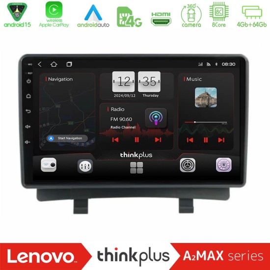 Lenovo Thinkplus A2MAX Series 8Core Android15 4+64GB  Opel Zafira 2012-2016 Navigation Multimedia Tablet 9"