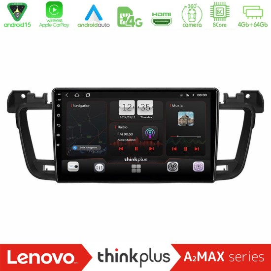 Lenovo Thinkplus A2MAX Series 8Core Android15 4+64GB Peugeot 508 2010-2018 Navigation Multimedia Tablet 9" Lenovo Thinkplus A2MAX Series 8Core Android15 4+64GB Peugeot 508 2010-2018 Navigation Multimedia Tablet 9"