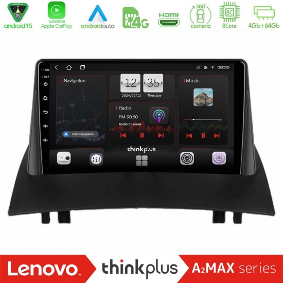 Lenovo Thinkplus A2MAX Series 8Core Android15 4+64GB Renault Megane 2 2002-2008 Navigation Multimedia Tablet 9" Lenovo Thinkplus A2MAX Series 8Core Android15 4+64GB Renault Megane 2 2002-2008 Navigation Multimedia Tablet 9"