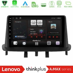 Lenovo Thinkplus A2MAX Series 8Core Android15 4+64GB  Renault Megane 3 2009-2013 Navigation Multimedia Tablet 9"