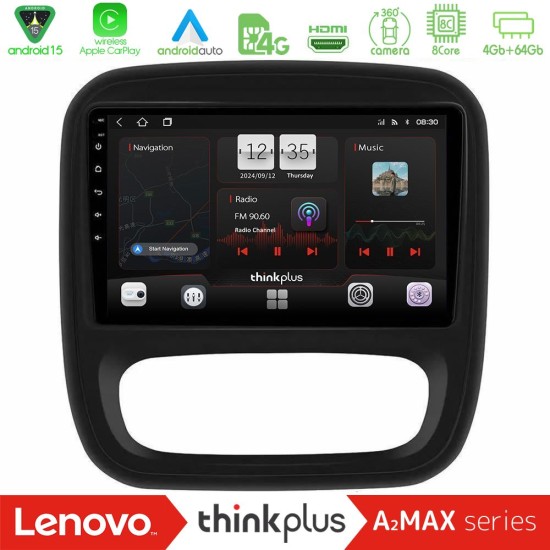 Lenovo Thinkplus A2MAX Series 8Core Android15 4+64GB Renault/Nissan/Opel/Fiat Navigation Multimedia Tablet 9" Lenovo Thinkplus A2MAX Series 8Core Android15 4+64GB Renault/Nissan/Opel/Fiat Navigation Multimedia Tablet 9"