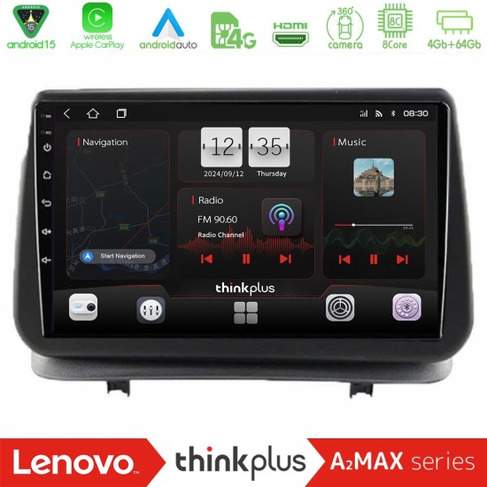 Lenovo Thinkplus A2MAX Series 8Core Android15 4+64GB Renault Clio 2005-2012 Navigation Multimedia Tablet 9" Lenovo Thinkplus A2MAX Series 8Core Android15 4+64GB Renault Clio 2005-2012 Navigation Multimedia Tablet 9"