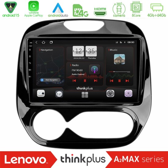 Lenovo Thinkplus A2MAX Series 8Core Android15 4+64GB Renault Captur 2013-2019 (Facelift) Navigation Multimedia Tablet 9" Lenovo Thinkplus A2MAX Series 8Core Android15 4+64GB Renault Captur 2013-2019 (Facelift) Navigation Multimedia Tablet 9"
