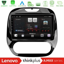 Lenovo Thinkplus A2MAX Series 8Core Android15 4+64GB  Renault Captur 2013-2019 (Manual AC) Navigation Multimedia Tablet 9"
