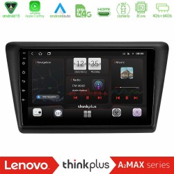 Lenovo Thinkplus A2MAX Series 8Core Android15 4+64GB  Skoda Rapid 2013-2017 Navigation Multimedia Tablet 9"