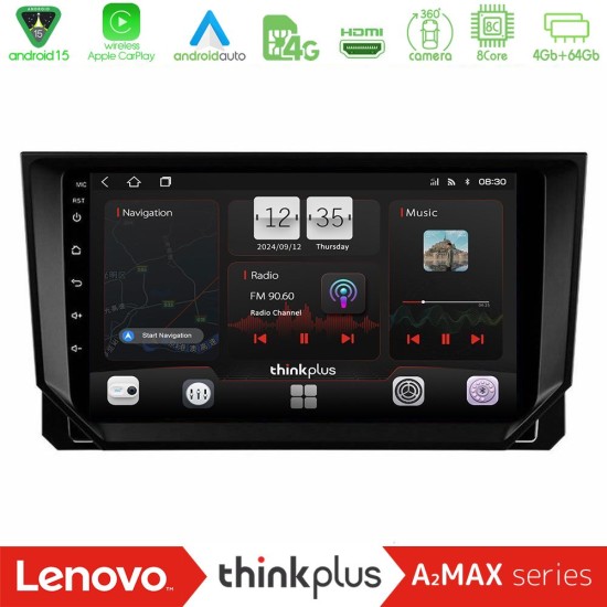 Lenovo Thinkplus A2MAX Series 8Core Android15 4+64GB  Seat Arona/Ibiza Navigation Multimedia Tablet 9"