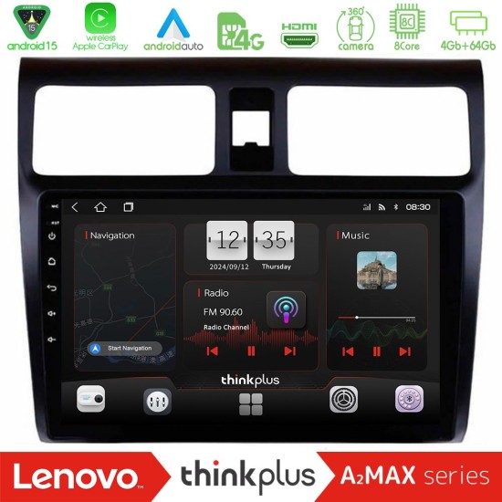 Lenovo Thinkplus A2MAX Series 8Core Android15 4+64GB Suzuki Swift 2005-2010 Navigation Multimedia Tablet 10" Lenovo Thinkplus A2MAX Series 8Core Android15 4+64GB Suzuki Swift 2005-2010 Navigation Multimedia Tablet 10"