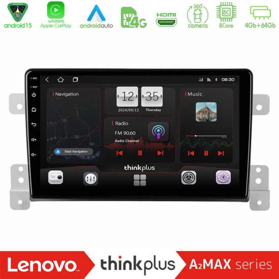 Lenovo Thinkplus A2MAX Series 8Core Android15 4+64GB  Suzuki Grand Vitara Navigation Multimedia Tablet 9"