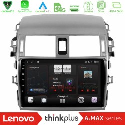 Lenovo Thinkplus A2MAX Series 8Core Android15 4+64GB  Toyota Corolla 2008-2010 Navigation Multimedia Tablet 9"
