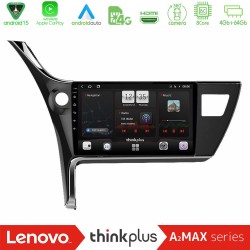 Lenovo Thinkplus A2MAX Series 8Core Android15 4+64GB  Toyota Corolla 2017-2018 Navigation Multimedia Tablet 10"